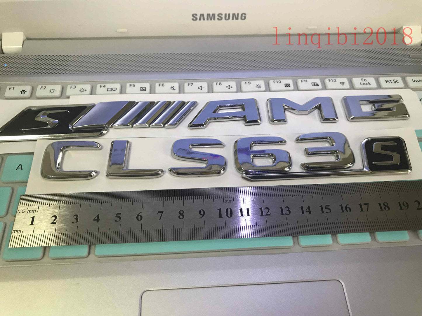 NEW "CLS63s + sAMG" High quality Rear Trunk Emblem Decal Badge FOR Mercedes Benz