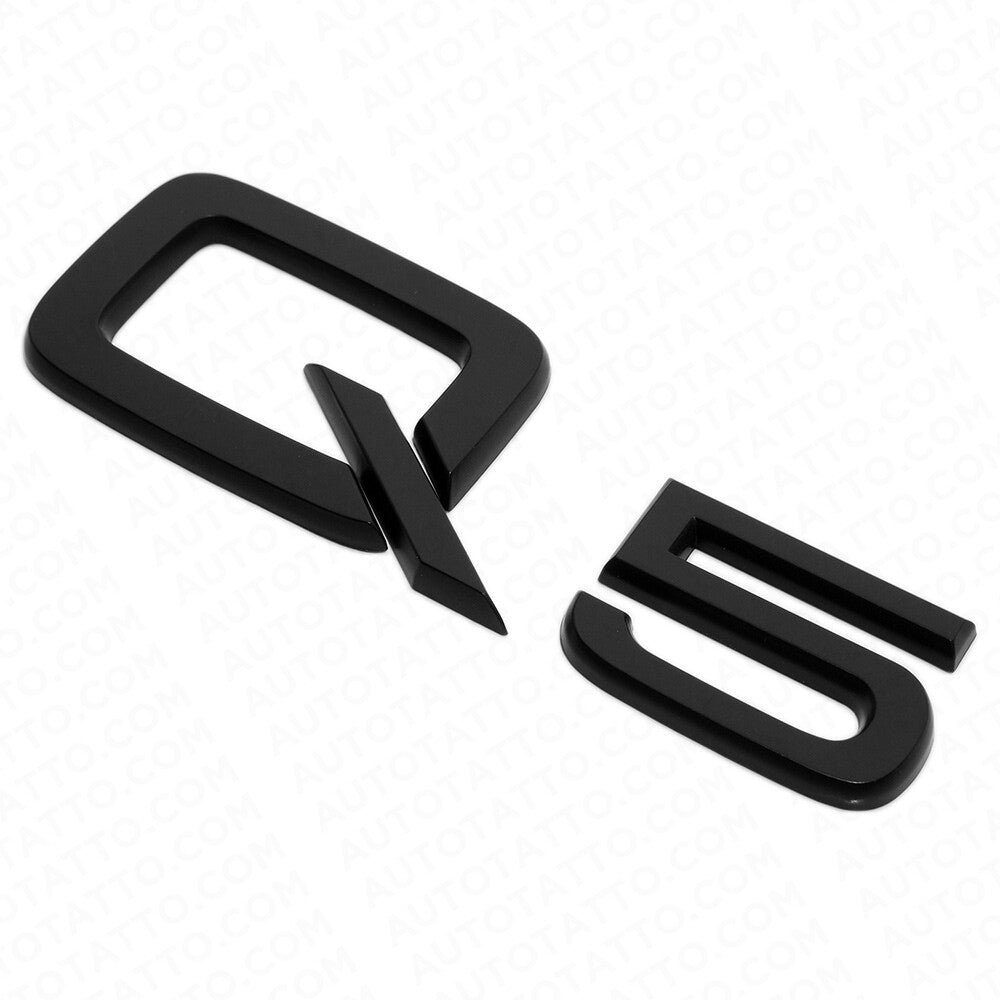 Audi Q5 Matte Black Rear Letter Liftgate Nameplate Trunk Emblem Badge Sport