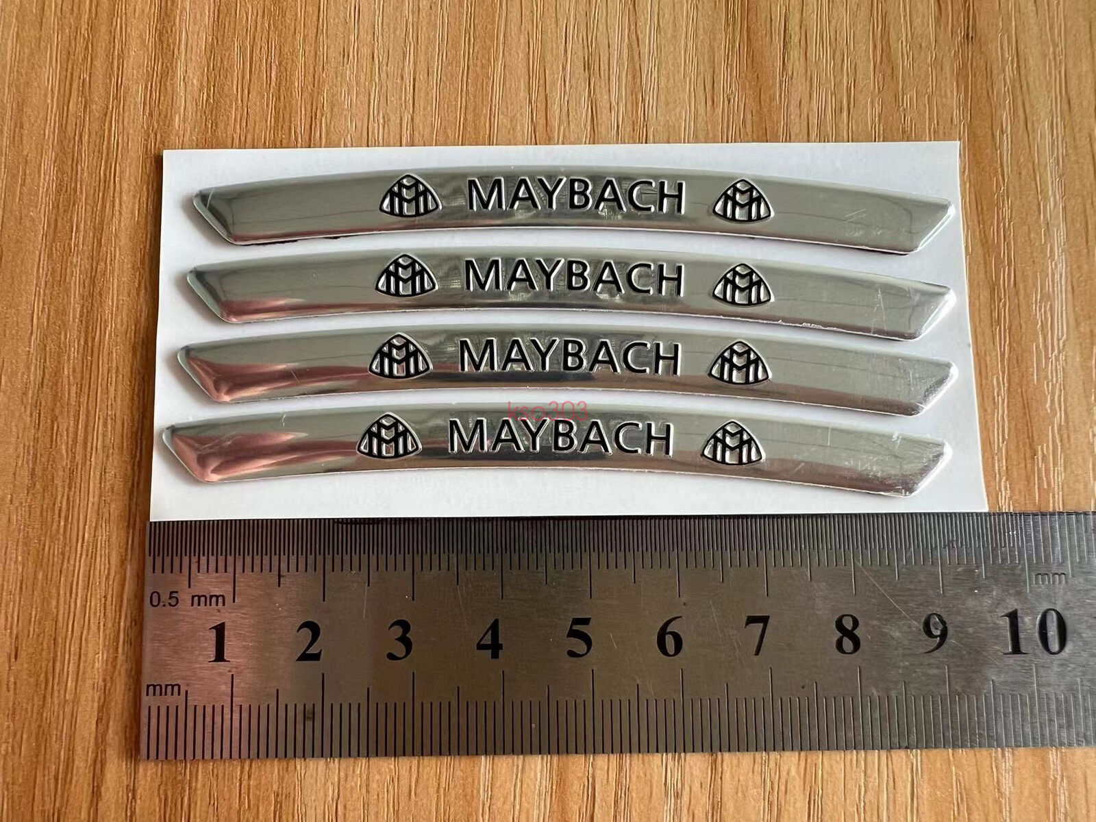 4PC FOR Mercedes Maybach Edition Sport Wheels Badge 3D Sticker Emblem Decoration