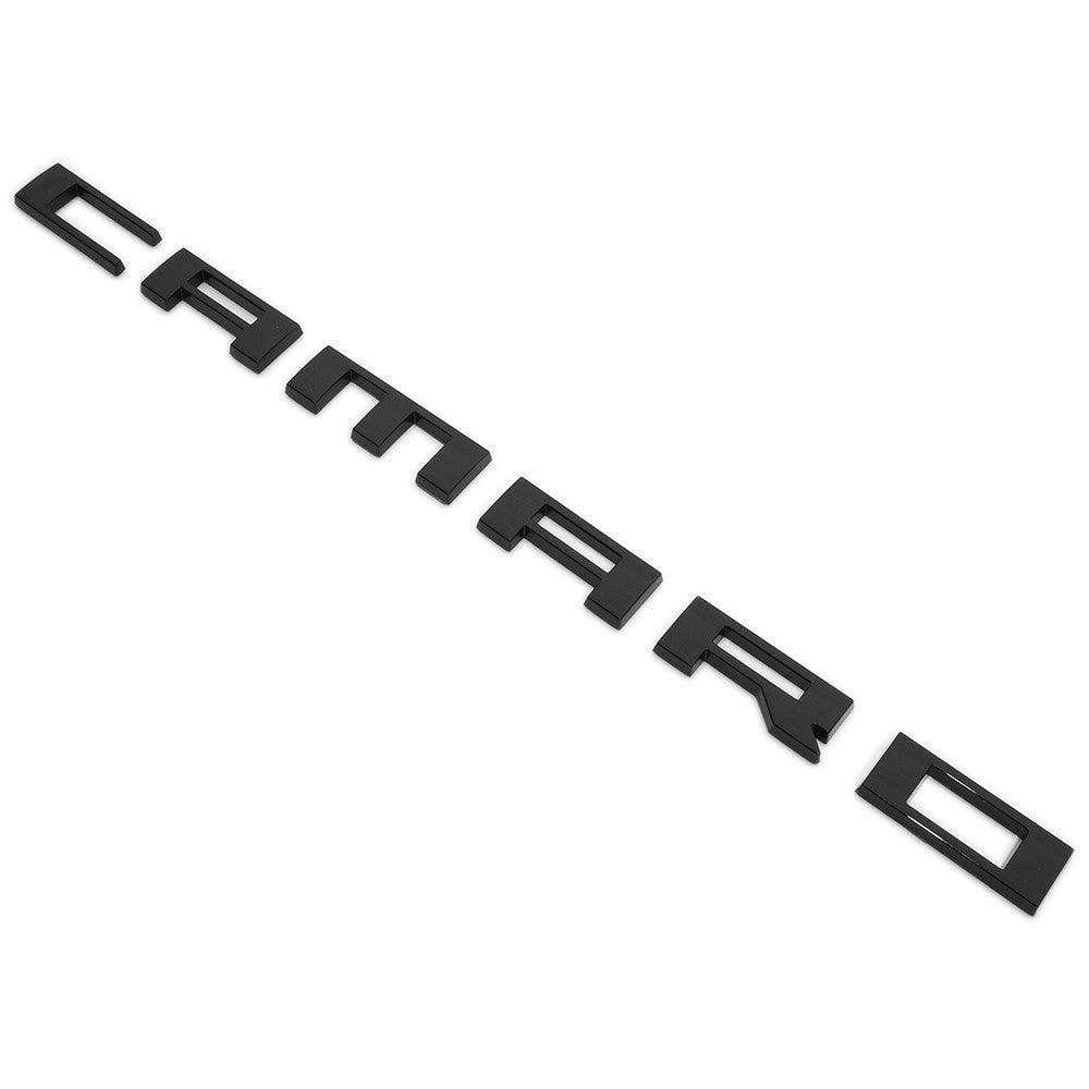 2pcs Camaro Emblem 2010-2015 Side Fender Badge Letter Nameplate Gloss Black