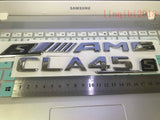 NEW "CLA45s + sAMG" High quality Rear Trunk Emblem Decal Badge FOR Mercedes Benz
