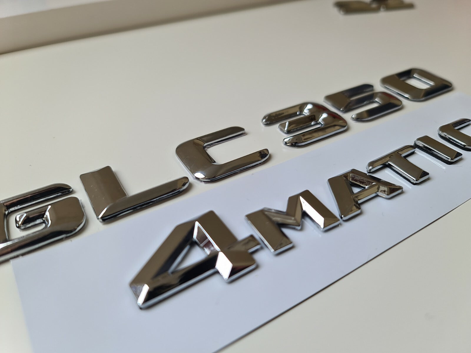 GLC350 4Matic Chrome Letter Number Rear Boot Badge Emblem For Mercedes CLC Class