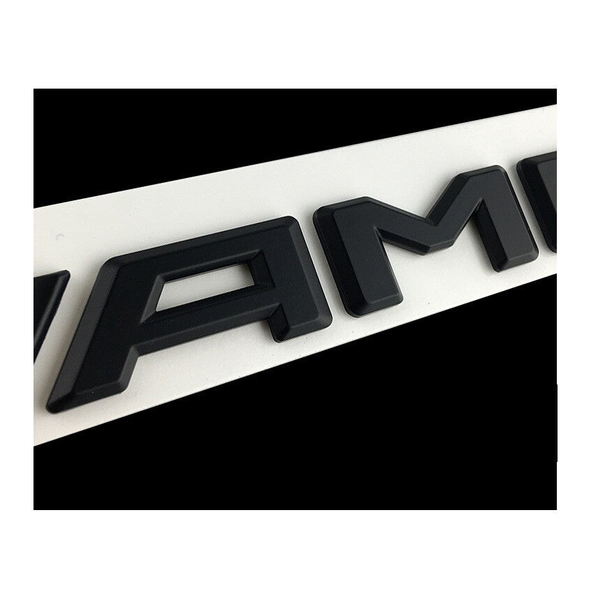 Black S65L AMG V12 BITURBO Trunk Fender Letters Emblems Badges for Mercedes Benz