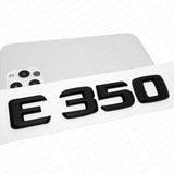 06-14 E 350 AMG Letter Emblem Trunk Logo Nameplate Badge Decorate Sport Black