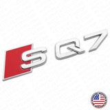 Audi SQ7 OEM Chrome Rear Letter Liftgate Nameplate Trunk Emblem Badge Sport