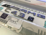 2018 " C43s + sAMG" High quality Rear Trunk Emblem Decal Badge FOR Mercedes Benz