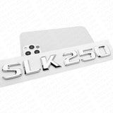 12-14 SLK 250 AMG Letter Emblem Trunk Logo Nameplate Badge Decorate Sport Chrome
