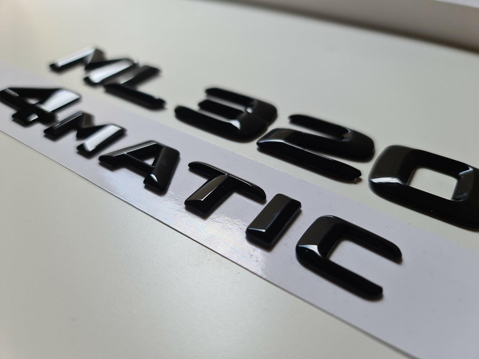 ML320 4matic Black Letter Number Rear Boot Badge Emblem For ML Class Mercedes