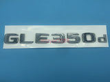 Chrome " GLE350d " Number Letters Rear Trunk Badge Emblem for Mercedes Benz GLE