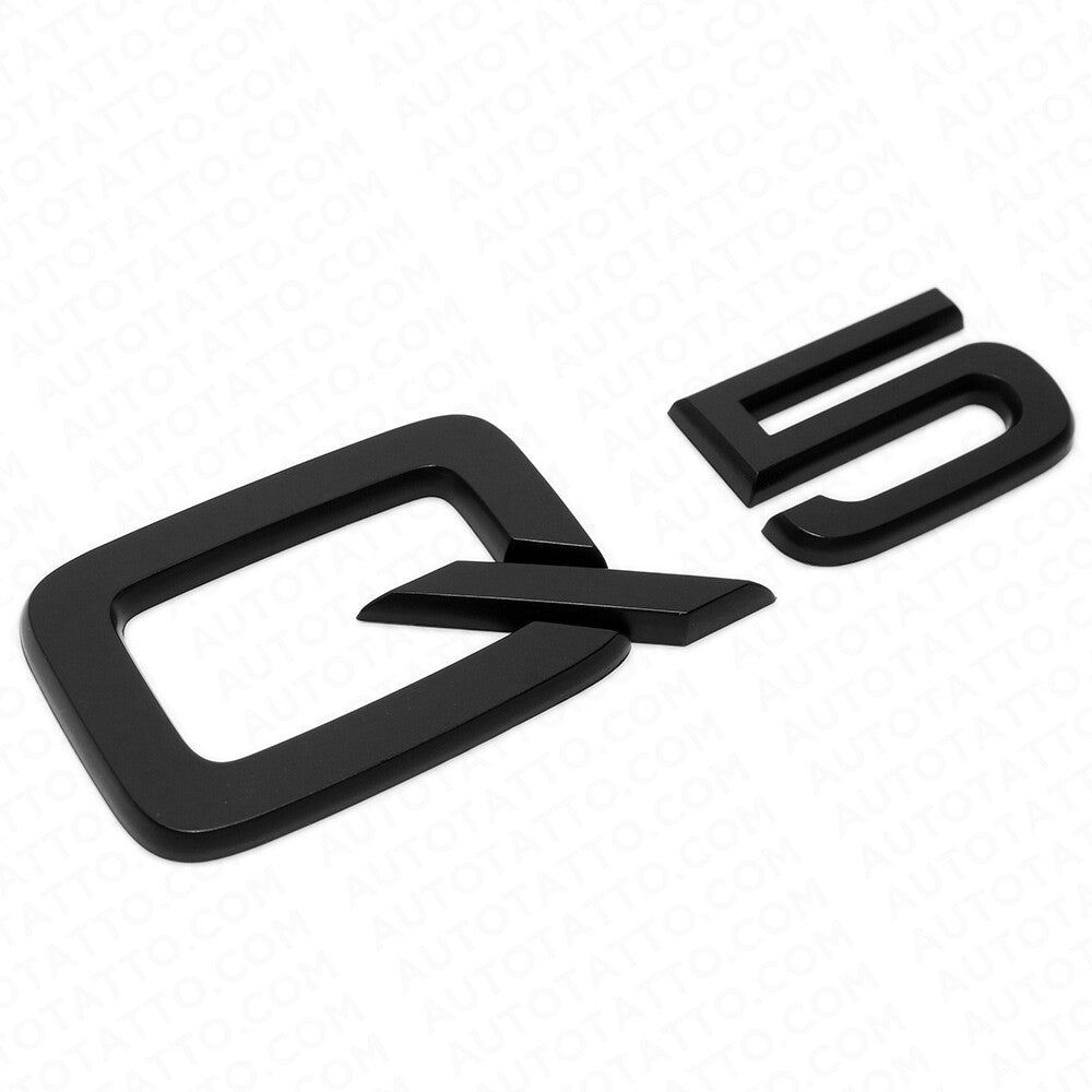 Audi Q5 Matte Black Rear Letter Liftgate Nameplate Trunk Emblem Badge Sport