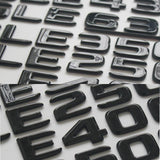 Gloss Black Letters Trunk Emblems for Mercedes Benz W166 W167 GLE350 Symbol