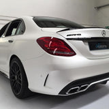 New Style AMG Emblem 3D ABS Matte Black Trunk Logo Badge Decoration Gift Sport