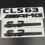 Matte black CLS63 AMG 6.3 AMG Letters Trunk Embl Badge Sticker for Mercedes Benz
