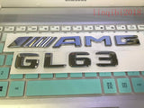 2018 " GL63 + AMG" High quality Rear Trunk Emblem Decal Badge FOR Mercedes Benz