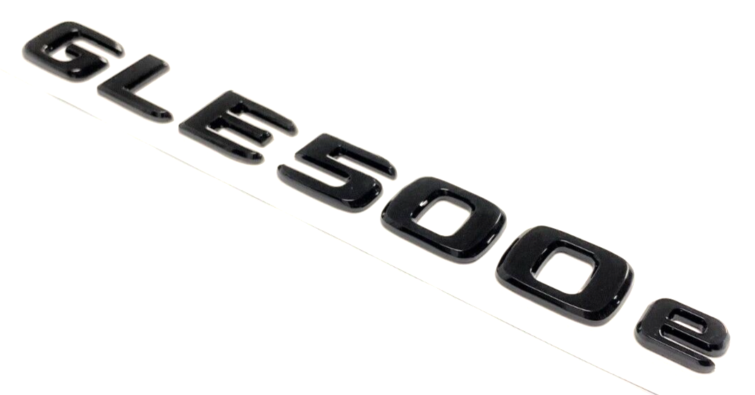 GLE500e Gloss BLACK FOR MERCEDES GLE500e LIFTGATE REAR TRUNK EMBLEM BADGE PLATE