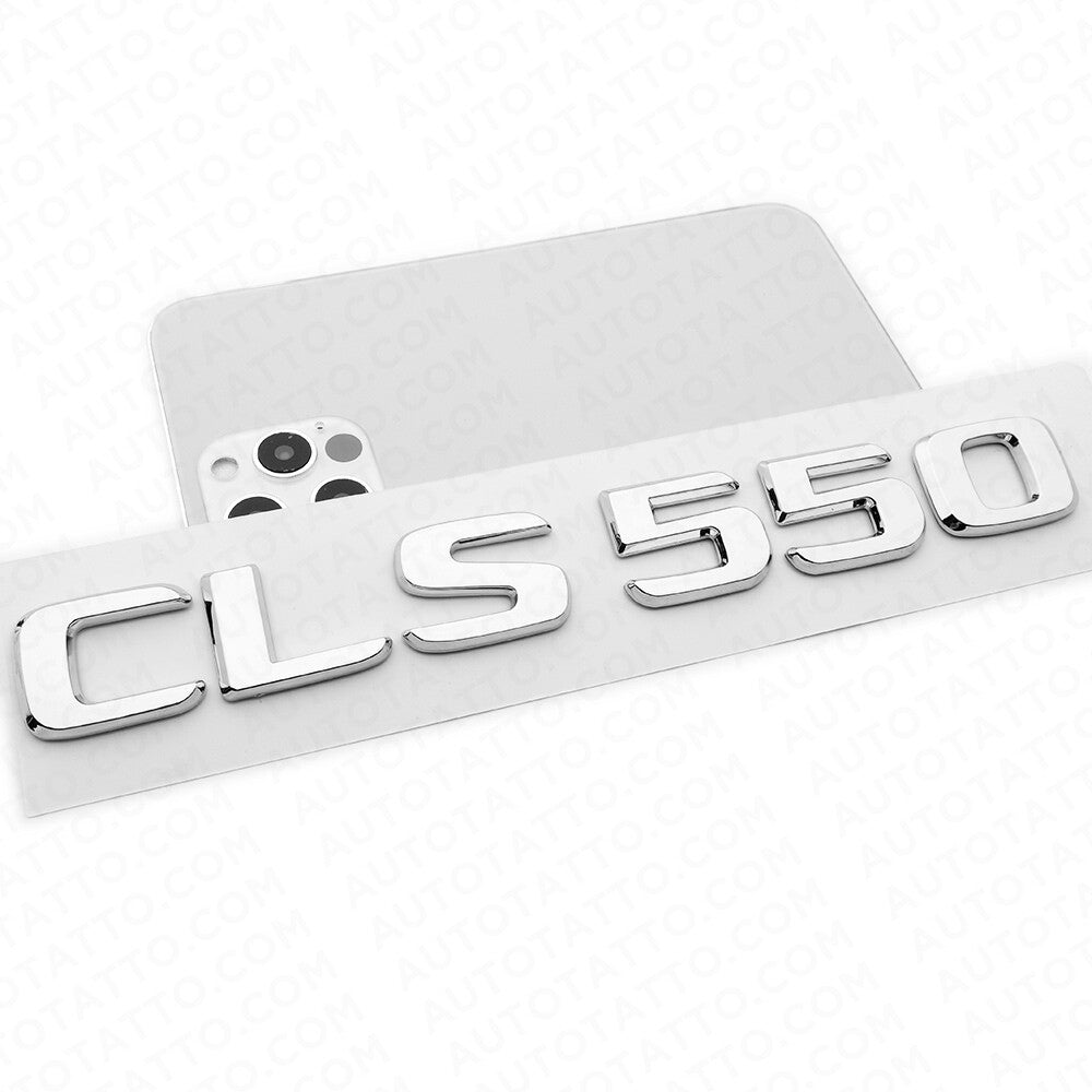 17+ Benz CLS 550 Emblem Trunk Lid Letter Nameplate Badge Decorate AMG OEM Chrome