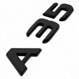 A35 AMG Letter Emblem 3D Trunk Logo Nameplate Badge Decorate Sport Gloss Black