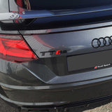 Audi TT RS Gloss Black Rear Letter Tail Nameplate Trunk Emblem Badge Sport