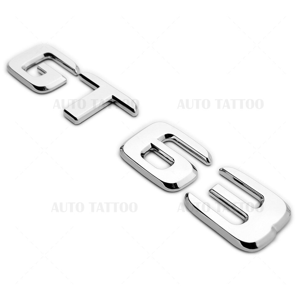 Mercedes AMG GT 63 Letter Emblem Trunk Logo Nameplate Badge Decorate OEM Chrome