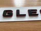 Black RED Number Letters Rear Trunk Badge Emblem for Mercedes  GLE63 AMG