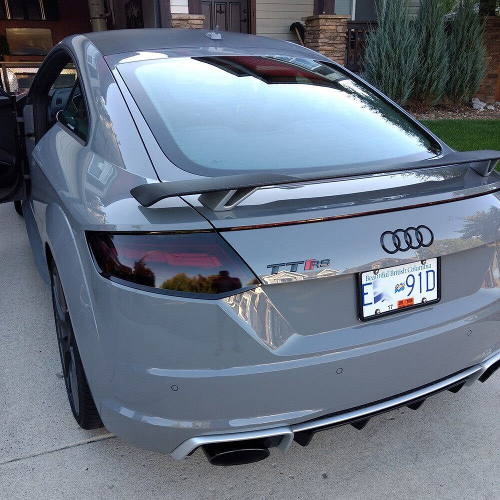 Audi TT RS Matte Black Rear Letter Tail Nameplate Trunk Emblem Badge Sport