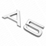 Audi A5 Chrome Rear Letter Tail Badge Trunk Nameplate Emblem Badge Sport  Sline