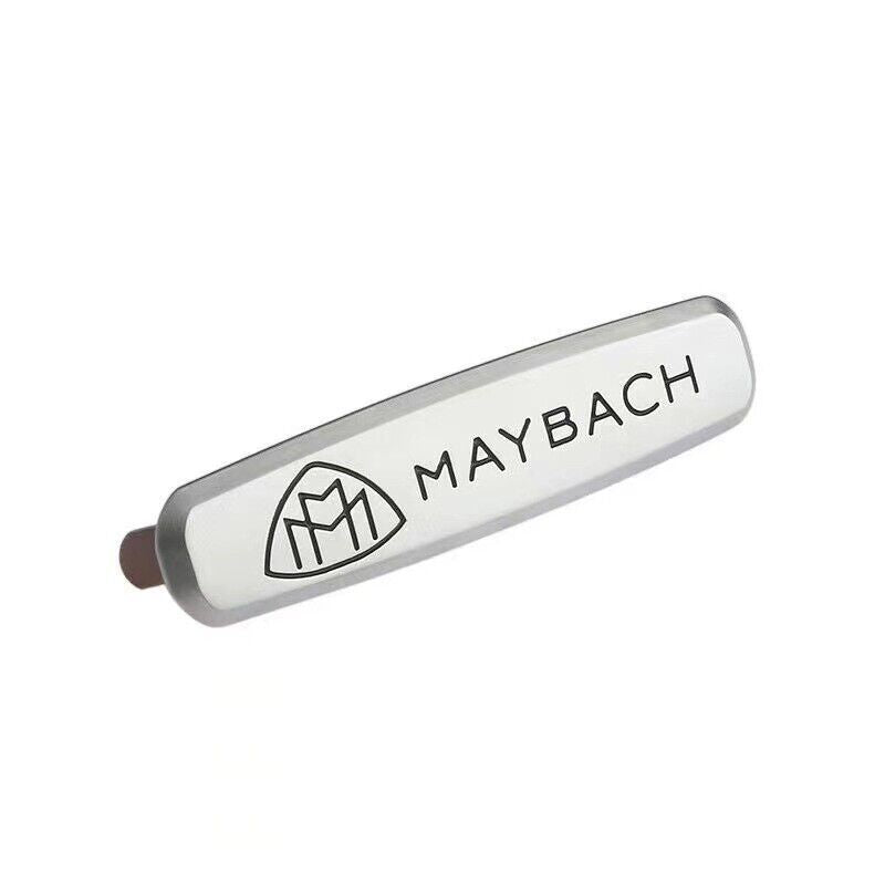 Metal “MAYBACH” Logo Emblems Front Seat Tuning Badge For Mercedes Benz