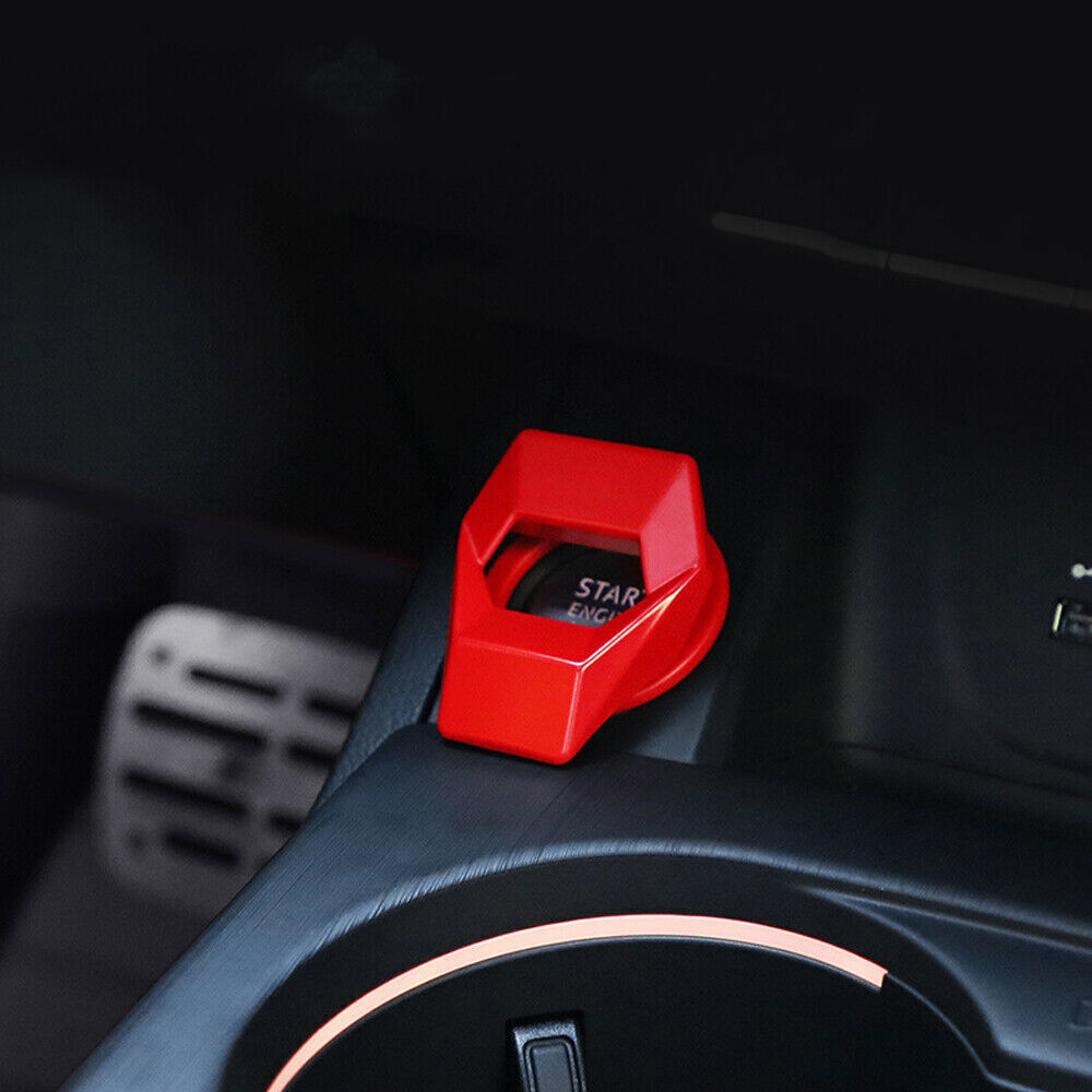 Car Accessories Engine Start Stop Push Button Switch Cap Cover Decor Universal