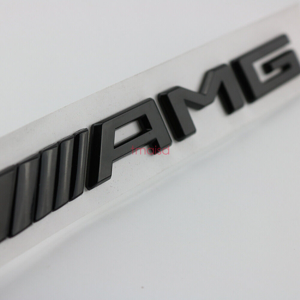 Matte black CLA45 AMG TURBO 4 MATIC Trunk Emblem Badge Sticker