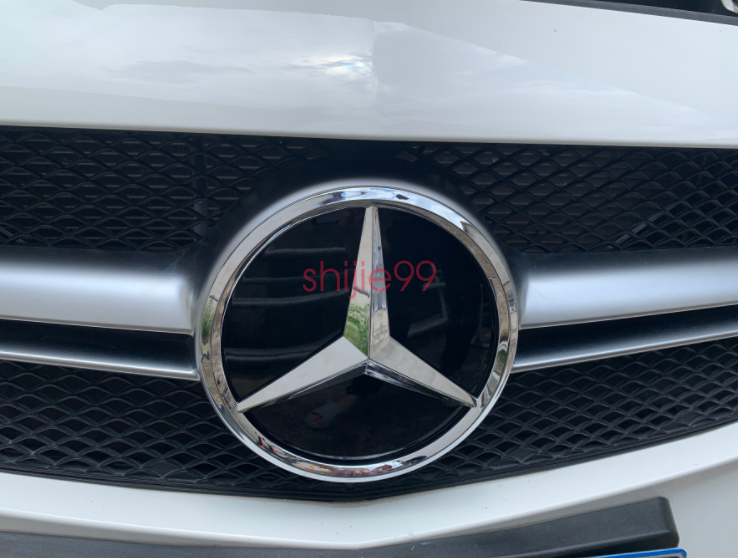 1pcs Front Grille Star Emblem Logo For Mercedes Benz C-Class 2019-2020