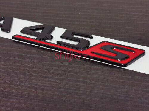 Gloss Black A45 A45S AMG and Rear Star replacement PACKAGE Badge W177 A Class