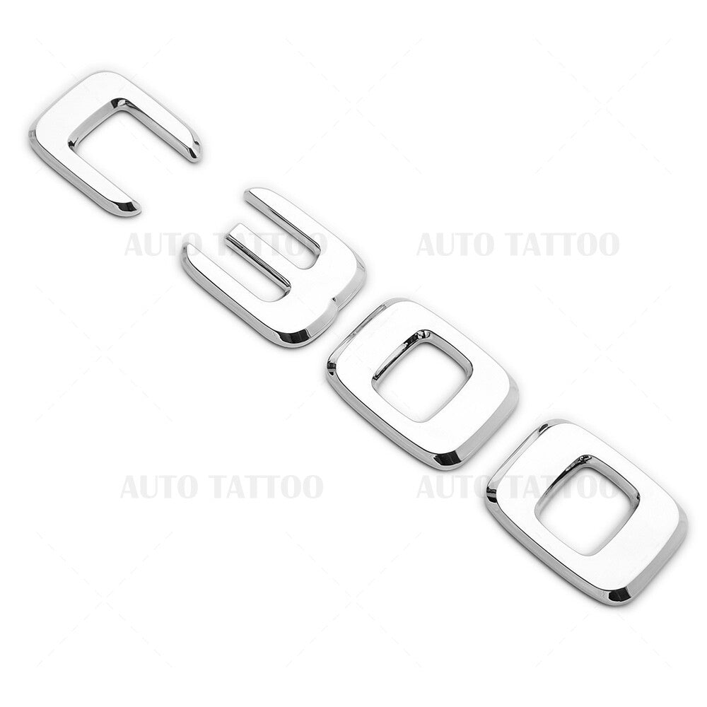 17-21 C300 Emblem Trunk Lid Letter Logo Nameplate Badge Decorate AMG OEM Chrome