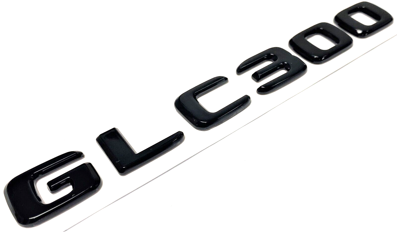 GLC300 GLOSS BLACK FOR MERCEDES REAR TRUNK EMBLEM BADGE NAMEPLATE DECAL LETTERS