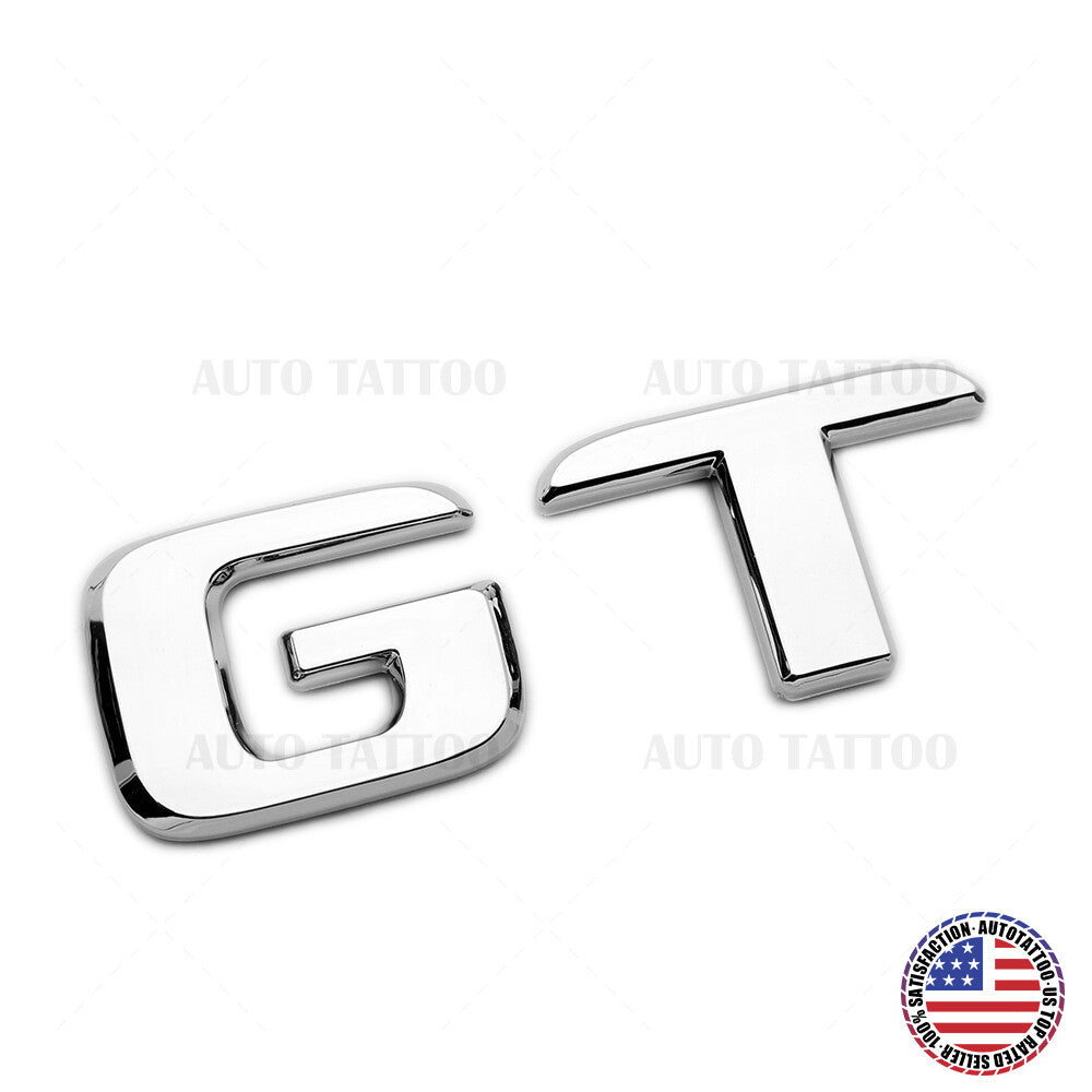 17-21 AMG GT Letter Emblem 3D Trunk Logo Nameplate Badge Decorate OEM Chrome