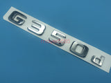 Chrome " G350d " Number Letters Rear Trunk Badge Emblem for Mercedes Benz G350d