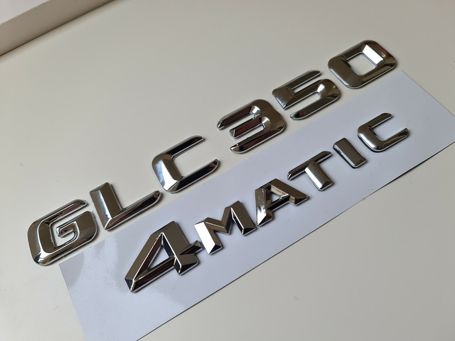 GLC350 4Matic Chrome Letter Number Rear Boot Badge Emblem For Mercedes CLC Class