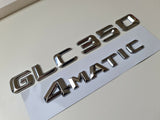 GLC350 4Matic Chrome Letter Number Rear Boot Badge Emblem For Mercedes CLC Class