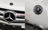 NEW AMG Hood Black Flat Laurel Wreath Badge Emblem A0008171701
