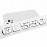 Benz GL 550 AMG Letter Emblem Trunk Logo Nameplate Badge Decorate Sport Chrome