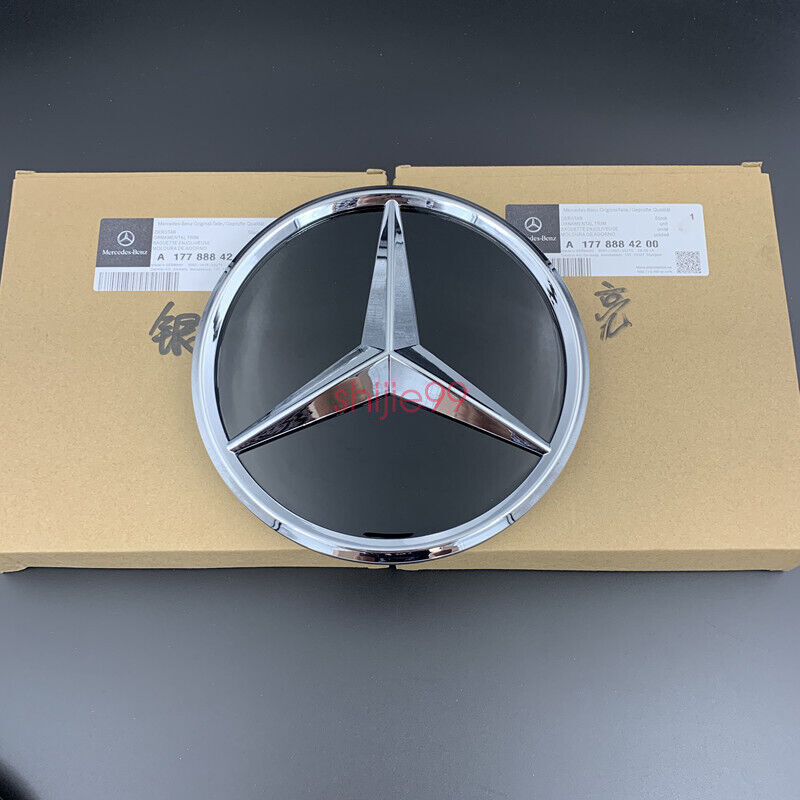 1pcs Front Grille Star Emblem Logo For Mercedes Benz C-Class 2019-2020