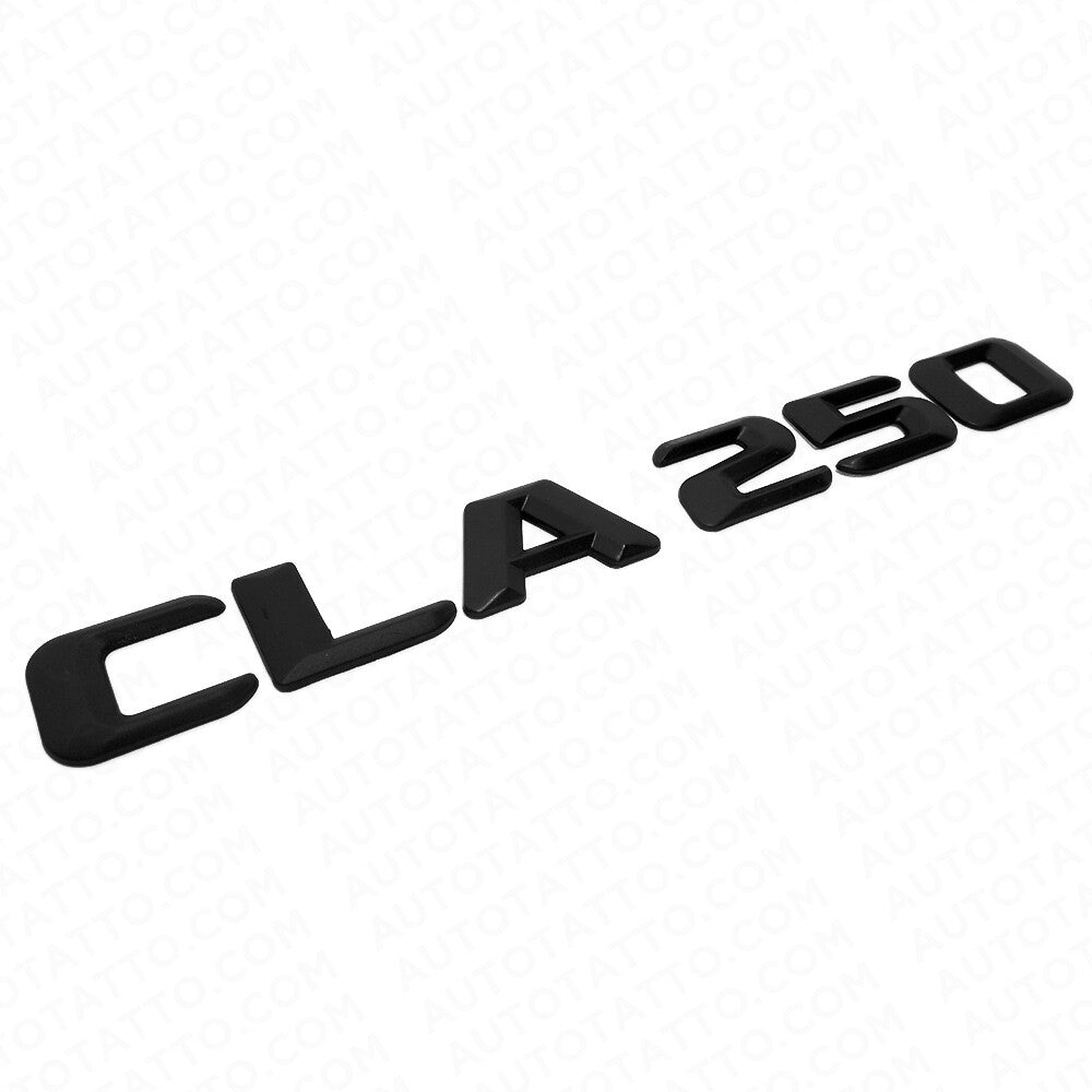 14-16 CLA 250 Emblem Trunk Lid Letter Nameplate Badge Decorate AMG Matte Black