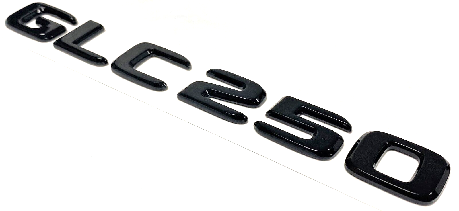 GLC250 GLOSS BLACK FOR MERCEDES REAR TRUNK EMBLEM BADGE NAMEPLATE DECAL LETTERS