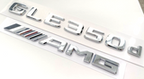 GLE350d + AMG CHROME FOR MERCEDES REAR TRUNK EMBLEM BADGE NAMEPLATE DECAL LETTER