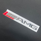 Red Black Series AMG Letters Trunk Emblem Badge Sticker For Mercedes Benz AMG