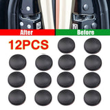 12x Car Interior Door Lock Screw Protector Cover Cap Trim Universal Accessories