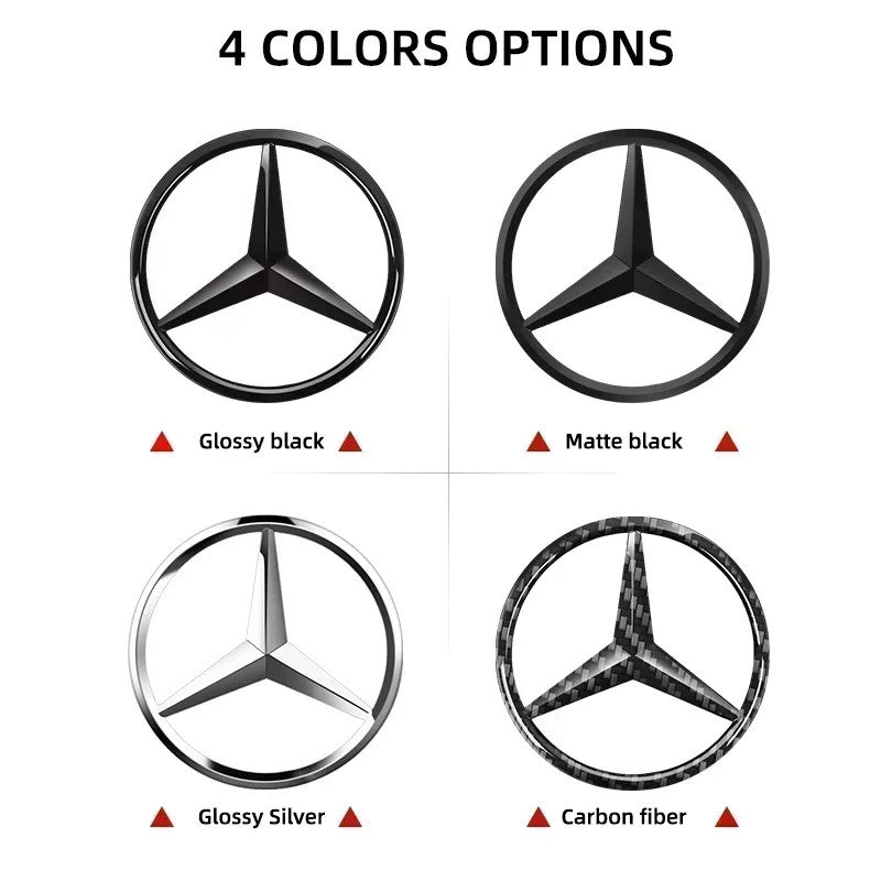 Mercedes Benz Steering Wheel Replace Badge Emblem W204 205 GLA GLC CLA A E Class