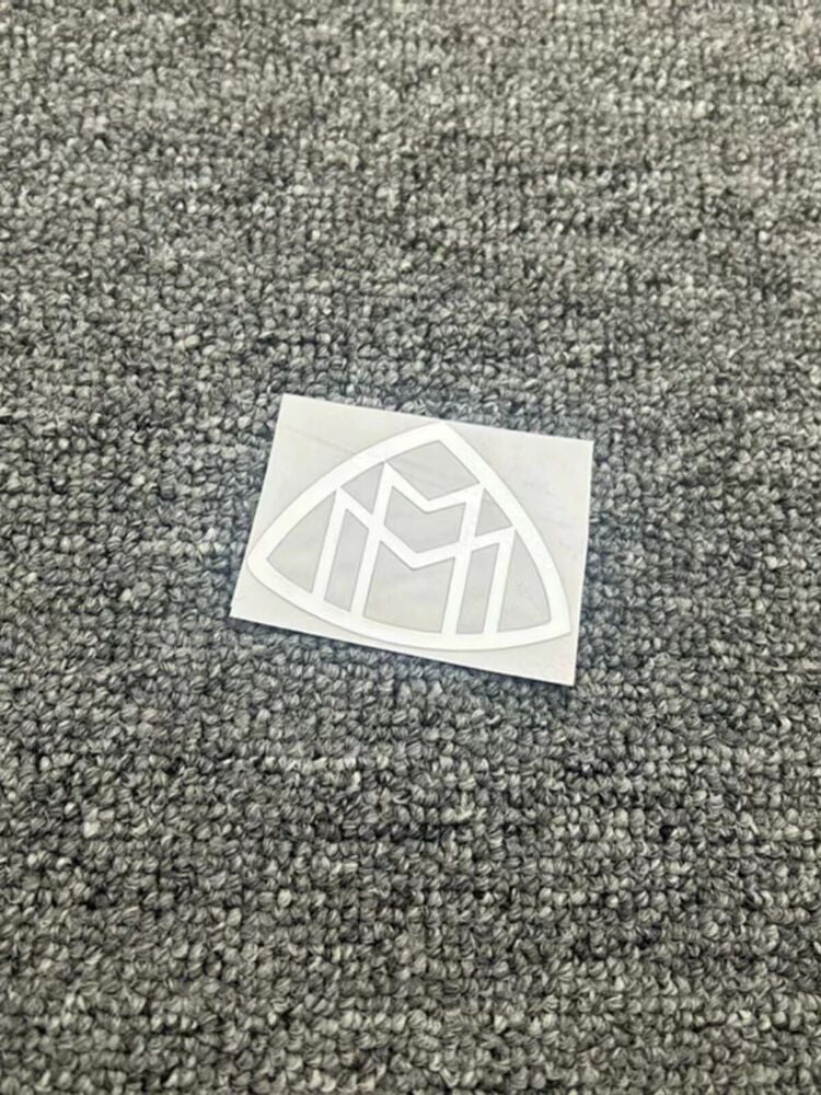 Chrome Trumpet Middle Console Random Post Maybach Logo Badge for Mercedes Benz