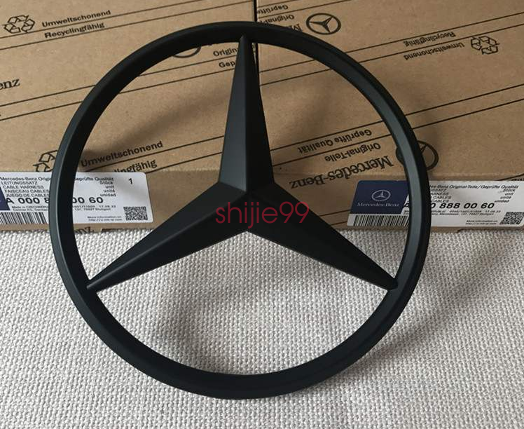 MERCEDES-BENZ A,C,B,GLA,GLK,CLA,CLS,ML,E FRONT GRILLE STAR BADGE Matte Black