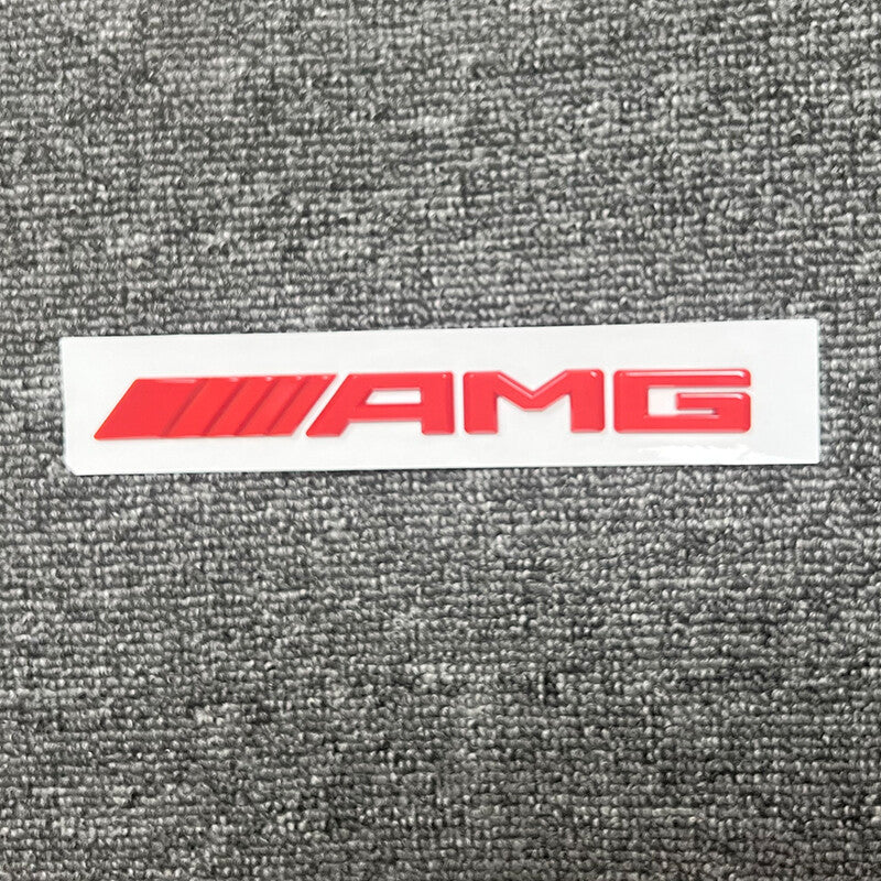 New 3D Red Rear Trunk Decal Badge Emblem FOR Mercedes-Benz AMG A C E CLS class