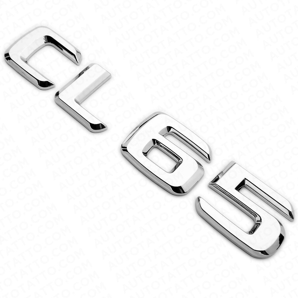 05-14 CL 65 Emblem Trunk Lid Letter Logo Nameplate Badge Decoration AMG Chrome